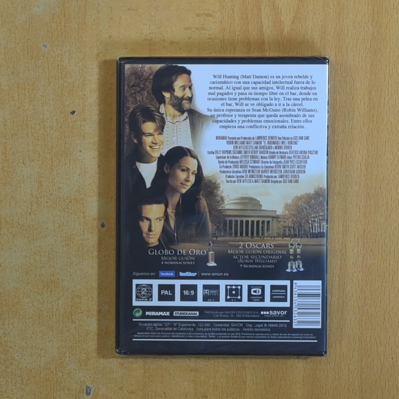 EL INDOMABLE WILL HUNTING - DVD