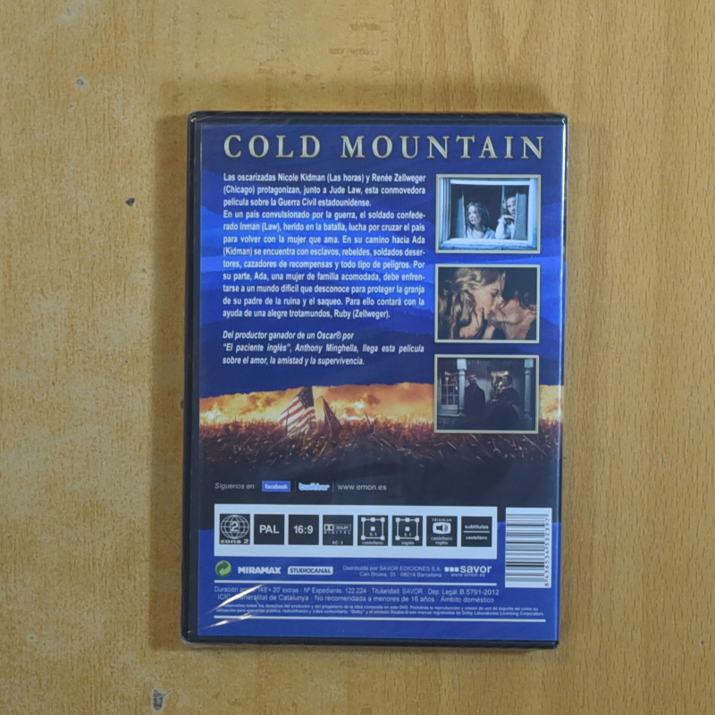 COLD MOUNTAIN - DVD