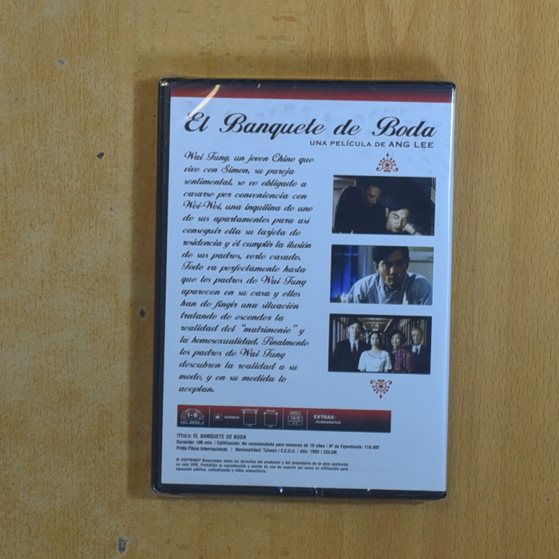EL BANQUETE DE BODA - DVD