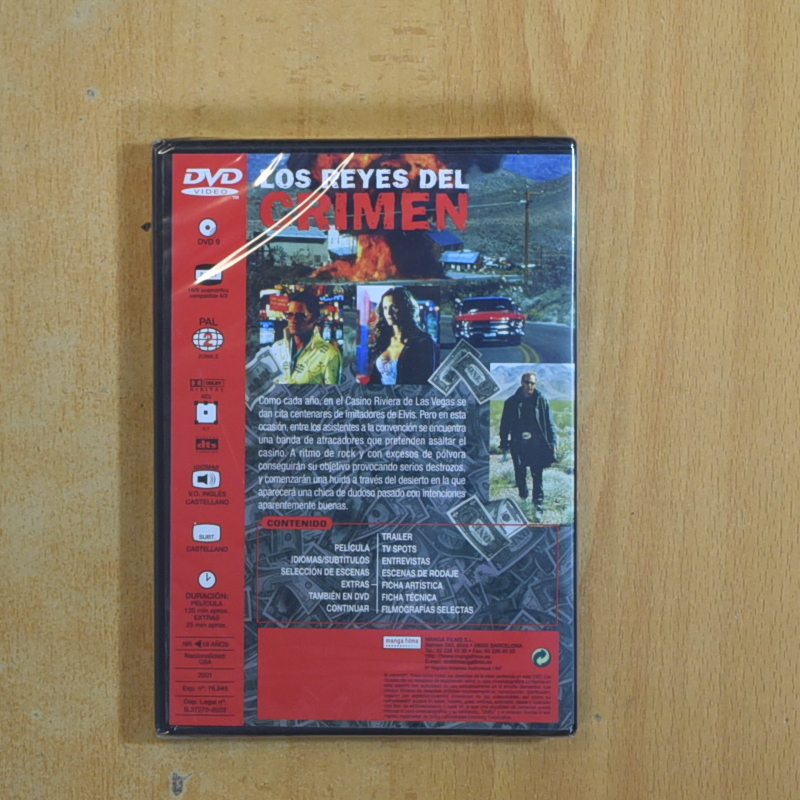 LOS REYES DEL CRIMEN - DVD