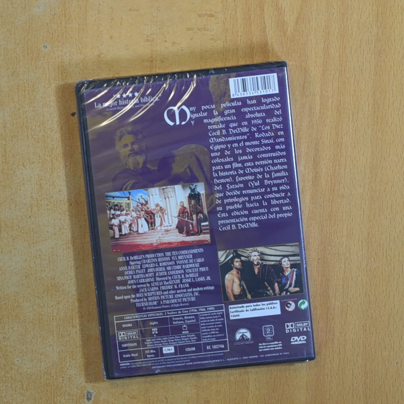 LOS DIEZ MANDAMIENTOS - DVD