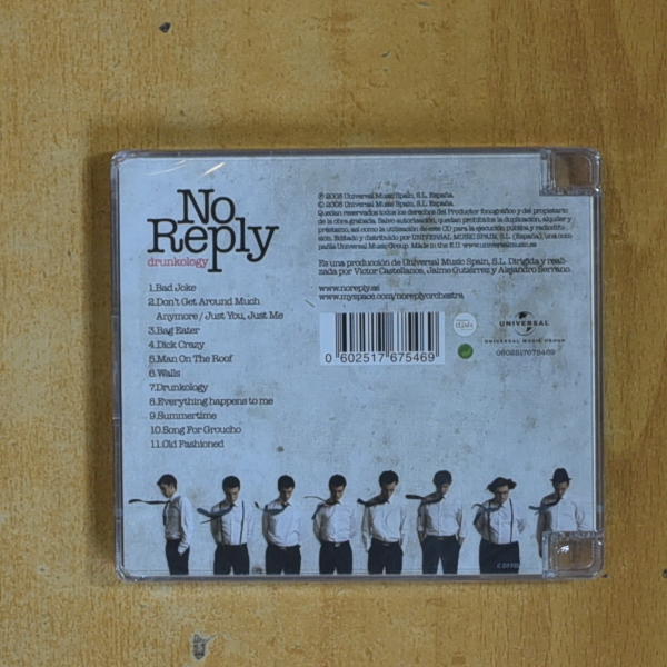 DRUNKOLOGY - NO REPLY - CD