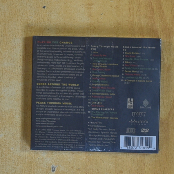 VARIOS - PLAYING FOR CHANGE - CD