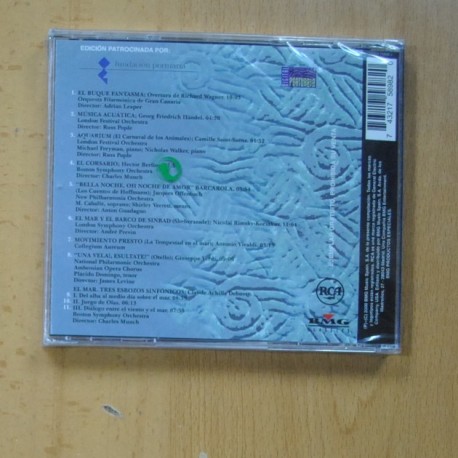 VARIOS - LA GRAN MUSICA Y EL MAR - CD