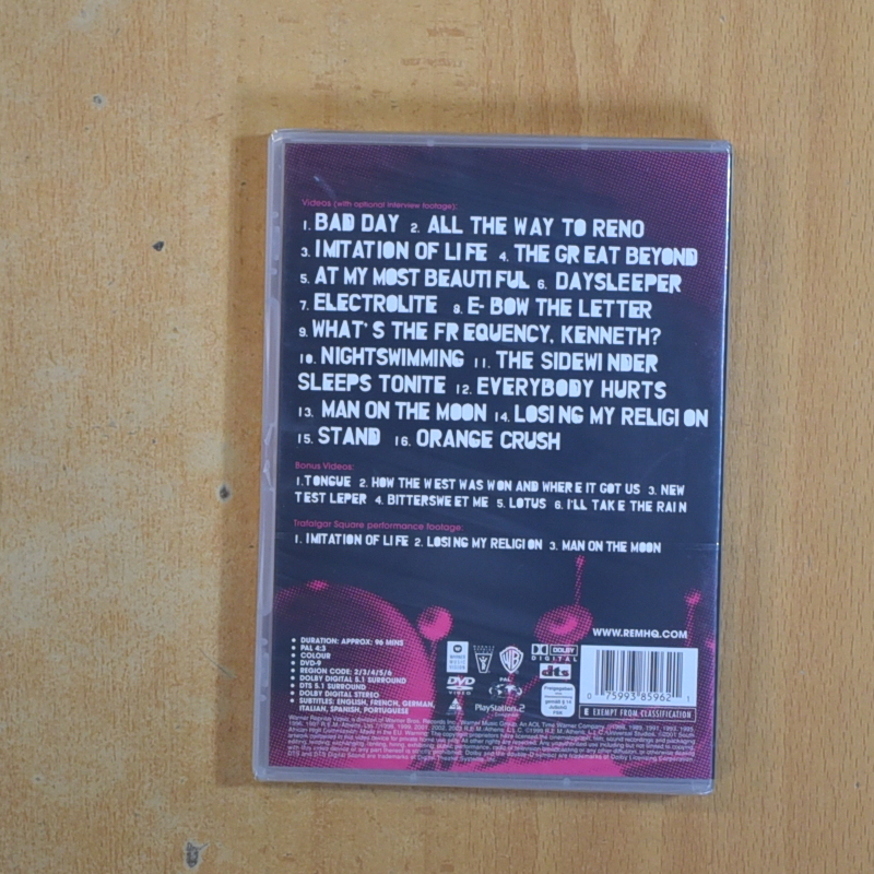 REM THE BEST OF REM IN VIEW - DV