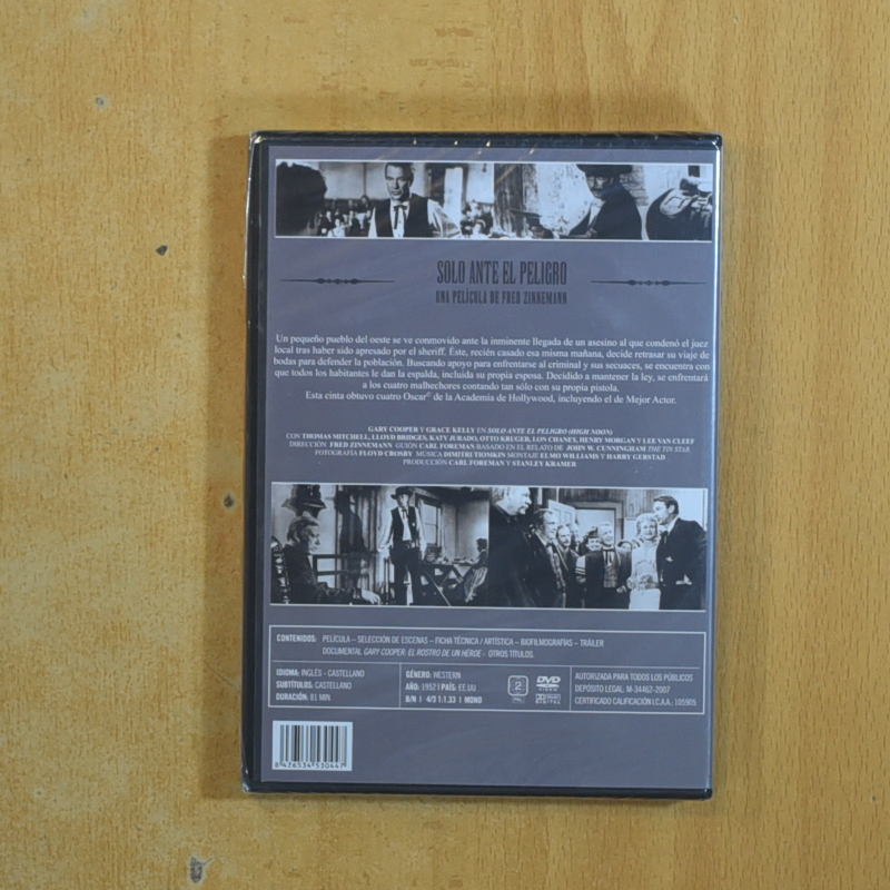 SOLO ANTE EL PELIGRO - DVD