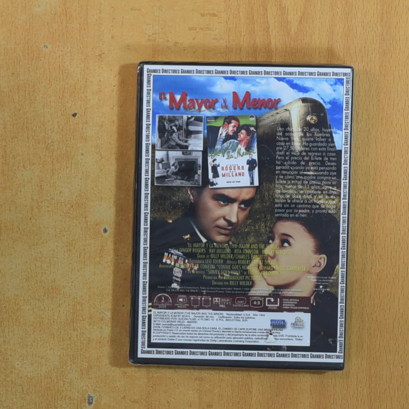 EL MAYOR Y LA MENOR - DVD