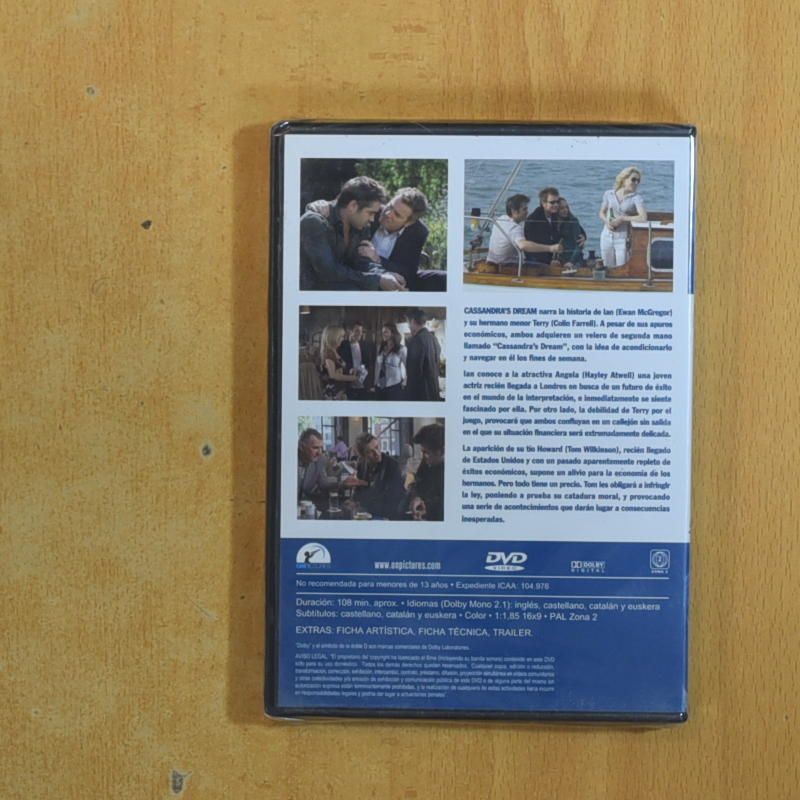 CASSANDRAS DREAM - DVD