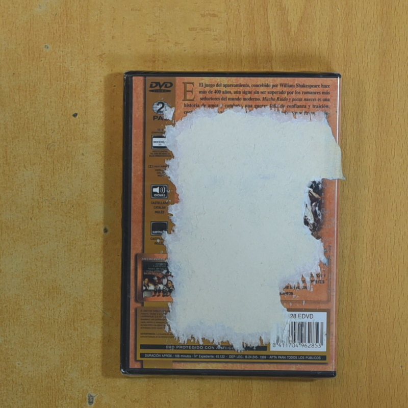 MUCHO RUIDO Y POCAS NUECES - DVD