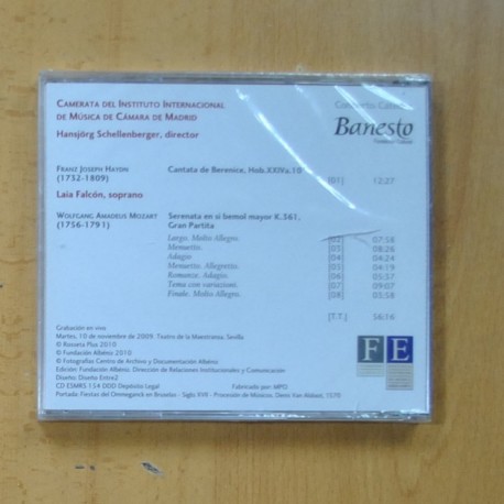 HAYDN / MOZART - CONCIERTO CATEDRA BANESTO - CD