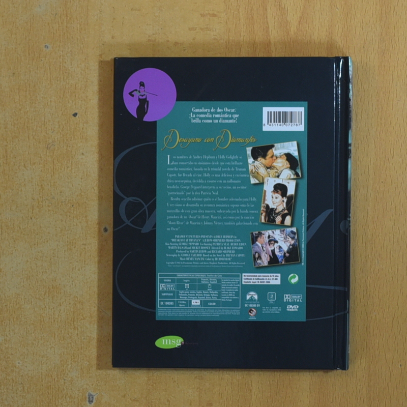 DESAYUNO CON DIAMANTES - DVD