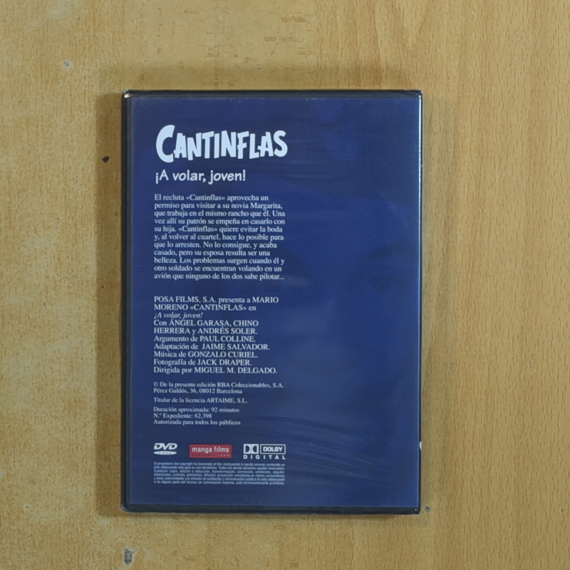 CANTINFLAS A VOLAR JOVEN - DVD