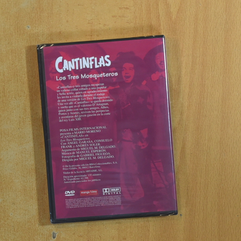 CANTINFLAS LOS TRES MOSQUETEROS - DVD