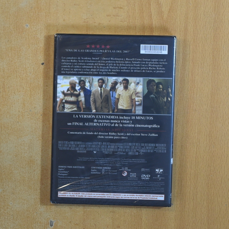AMERICAN GANGSTER - DVD