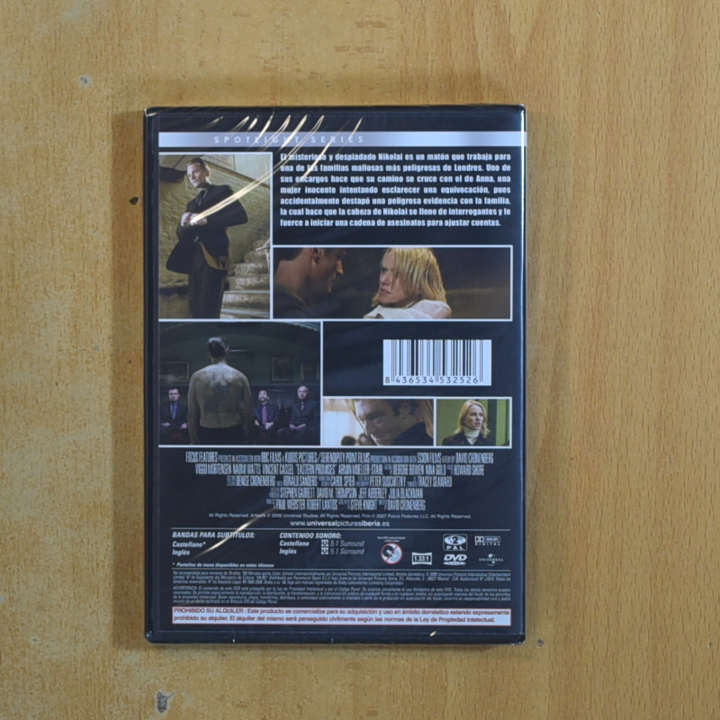 PROMESAS DEL ESTE - DVD