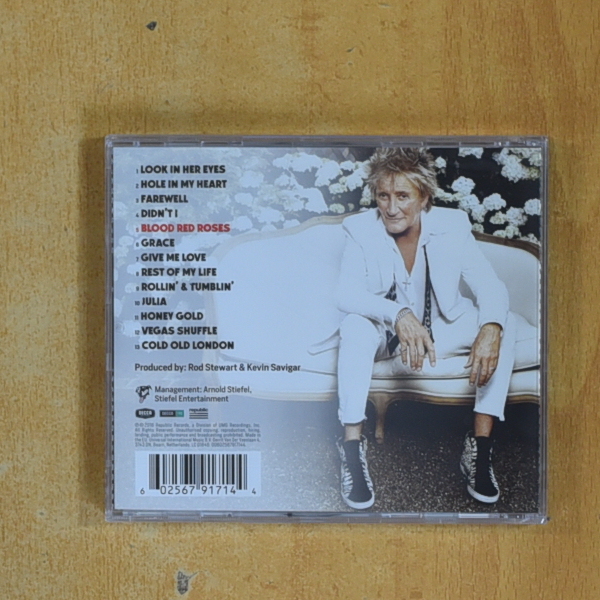 ROD STEWART - BLOOD RED ROSES - CD