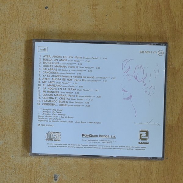 JUAN PARDO - JUAN PARDO - CD