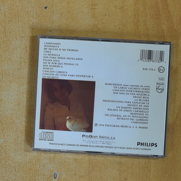 ANA BELEN - LA PALOMA DE VUELO POPULAR NICOLAS GUILLEN - CD