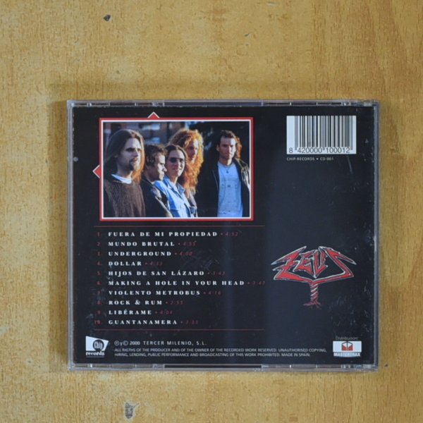ZEUS - HIJOS DE SAN LAZARO - CD
