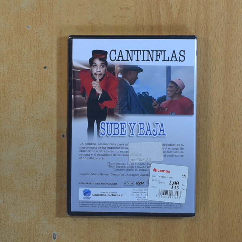 CANTINFLAS SUBE Y BAJA - DVD