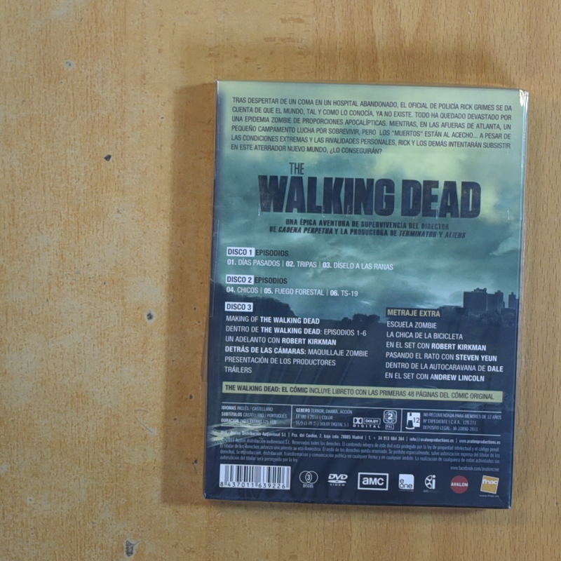 THE WALKING DEAD - PRIMERA TEMPORADA - DVD