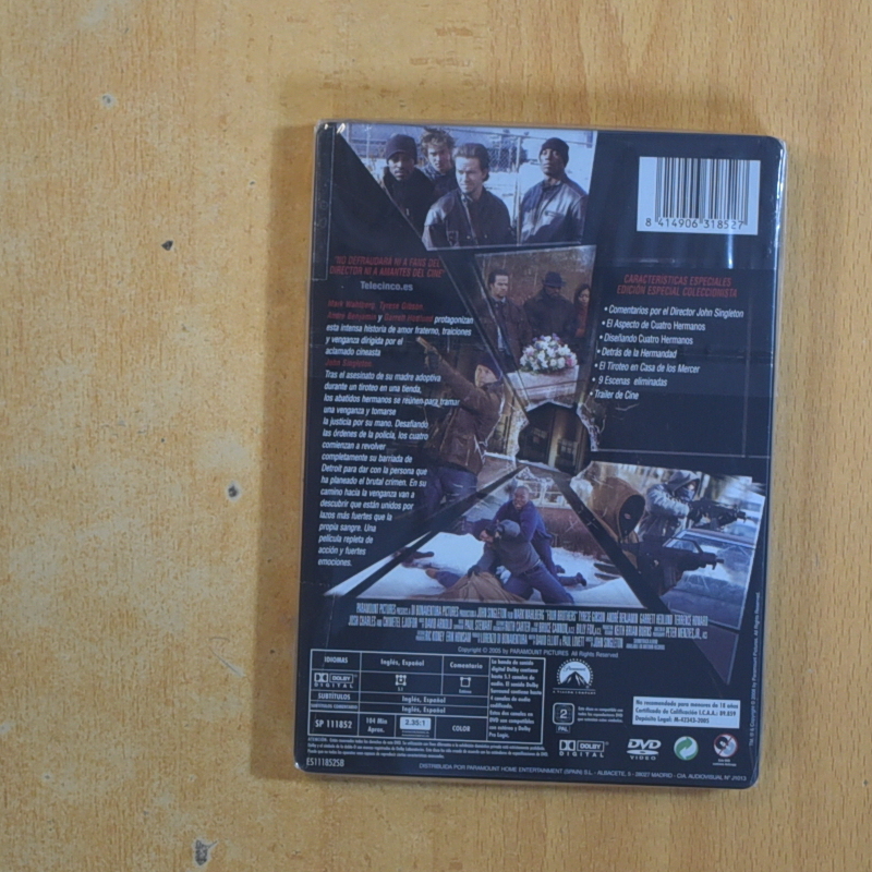 CUATRO HERMANOS - DVD