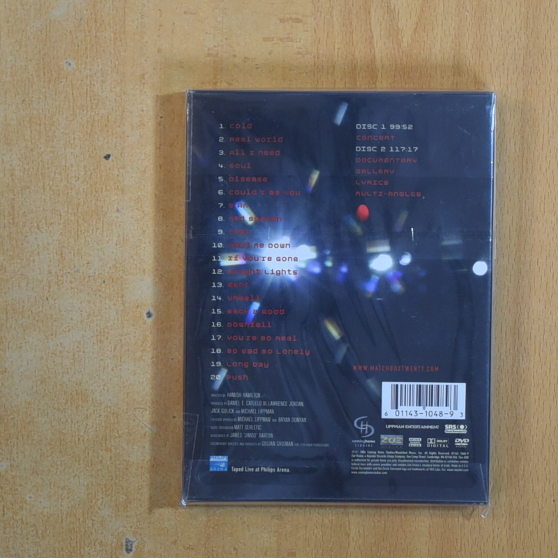 SHOW A NIGHT IN THE LIFE OF MATCHBOXTWENTY - DVD