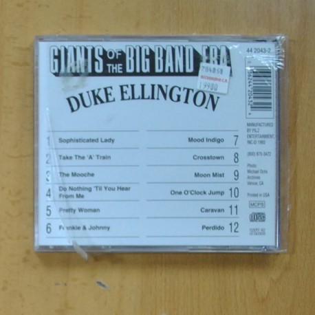 DUKE ELLINGTON - GIANTS OF THE BIG BAND ERA - CD