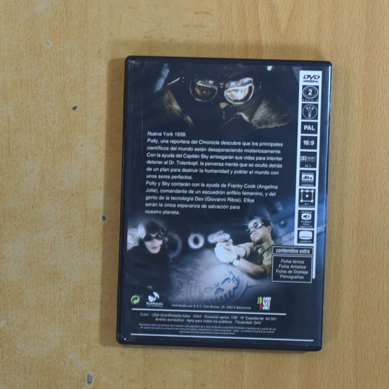 SKY CAPTAIN Y EL MUNDO DEL MAÑANA - DVD