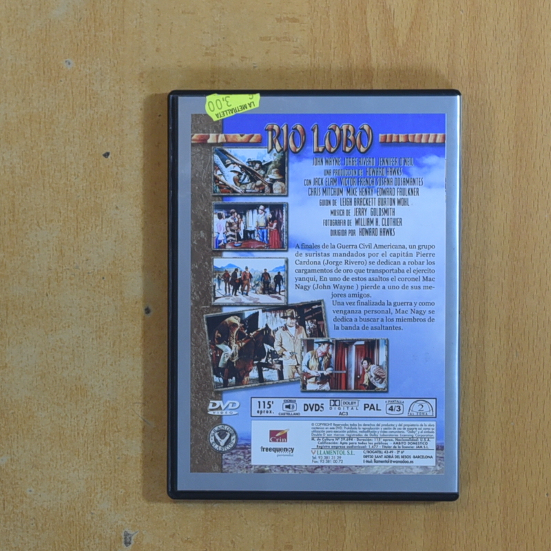 RIO LOBO - DVD