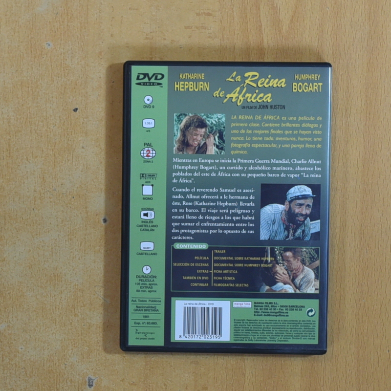 LA REINA DE AFRICA - DVD
