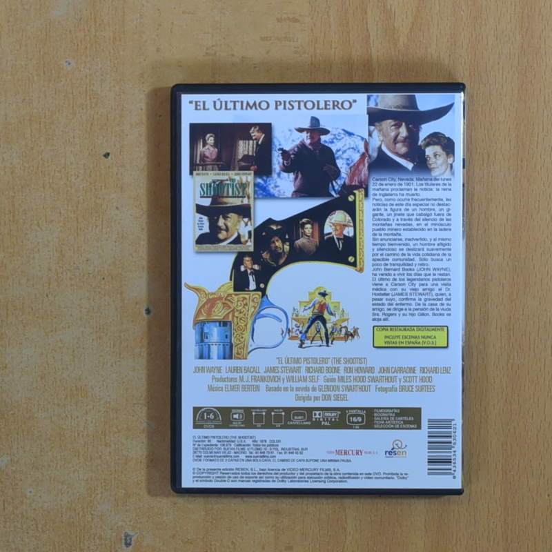 EL ULTIMO PISTOLERO - DVD