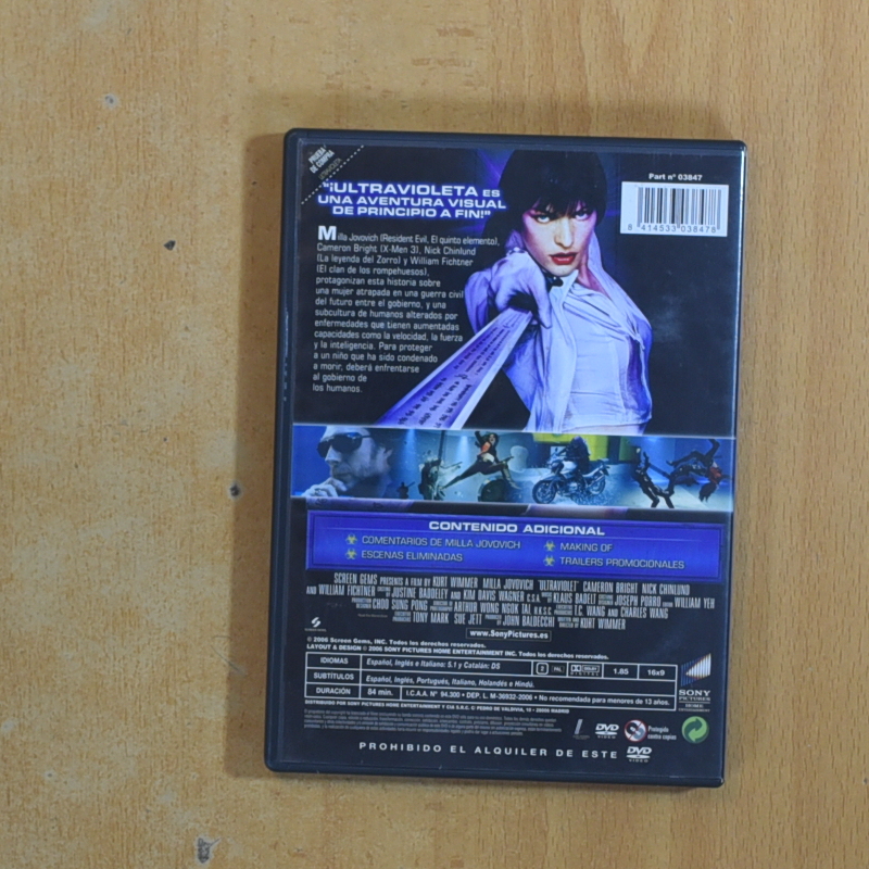 ULTRAVIOLETA - DVD