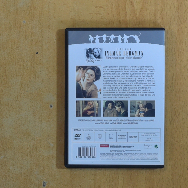 SONATA DE OTOÑO - DVD