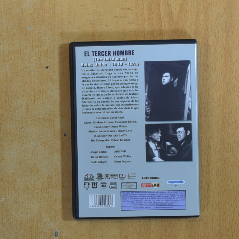 EL TERCER HOMBRE - DVD