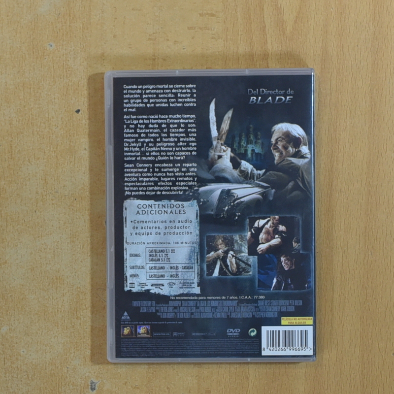 LA LIGA DE LOS HOMBRES EXTRAORDINARIOS - DVD