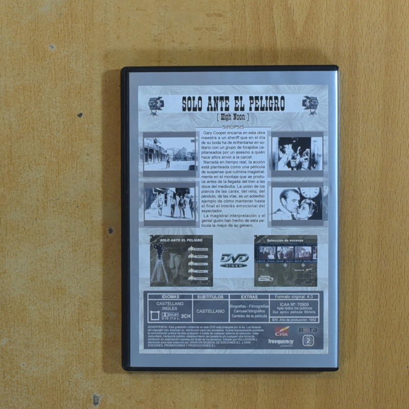 SOLO ANTE EL PELIGRO - DVD