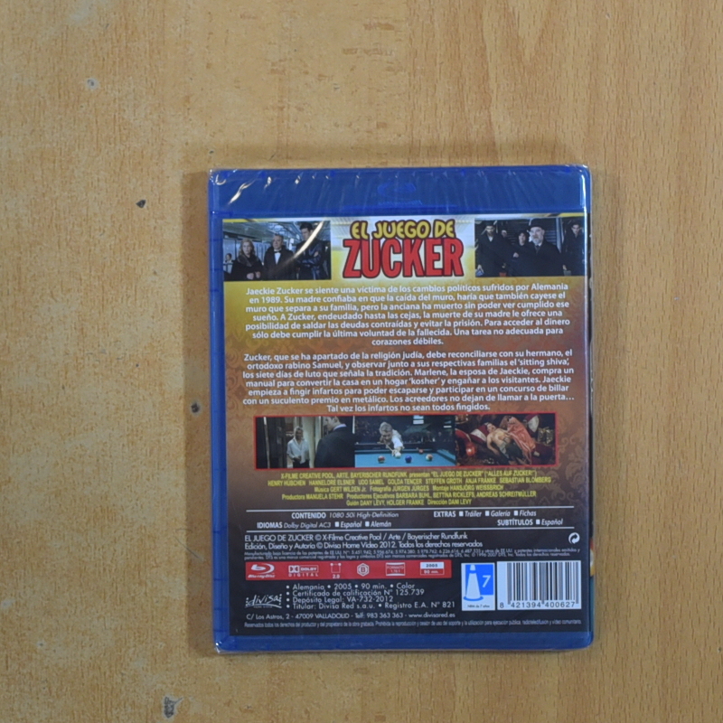 EL JUEGO DE ZUCKER - BLURAY