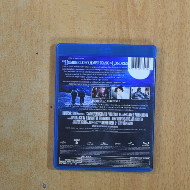 UN HOMBRE LOBO AMERICANO EN LONDRES - BLURAY