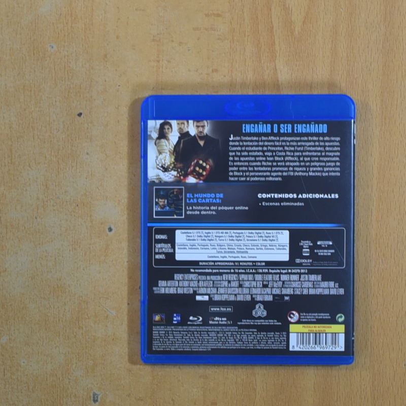 RUNNER RUNNER - BLURAY
