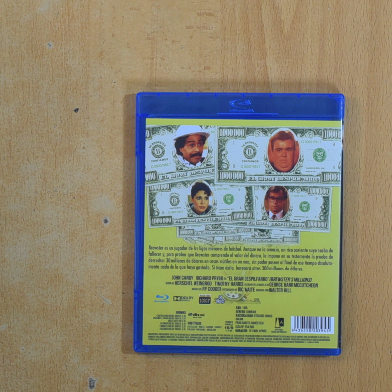 EL GRAN DESPILFARRO - BLURAY