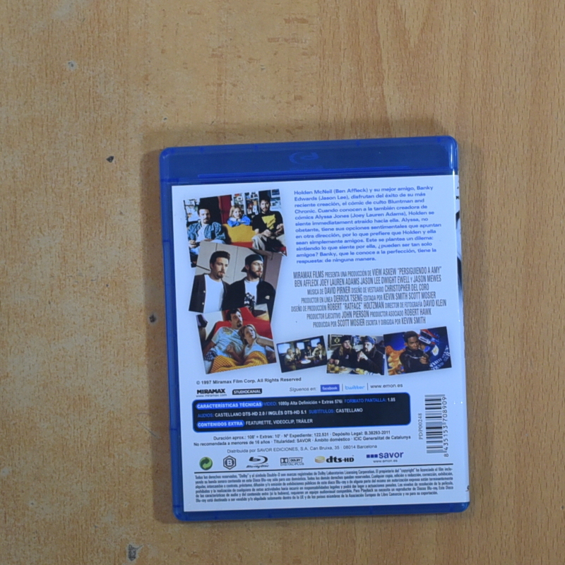 PERSIGUIENDO A AMY - BLURAY