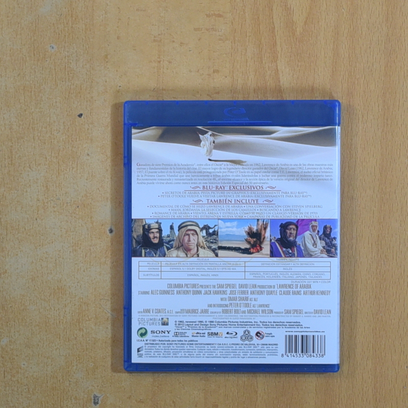 LAWRENCE DE ARABIA - BLURAY