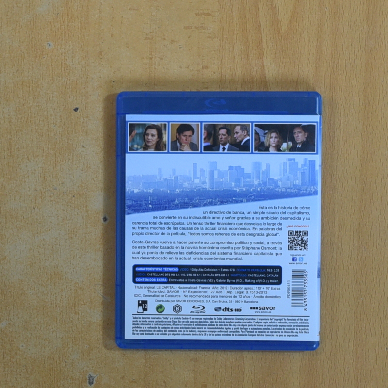 EL CAPITAL - BLURAY