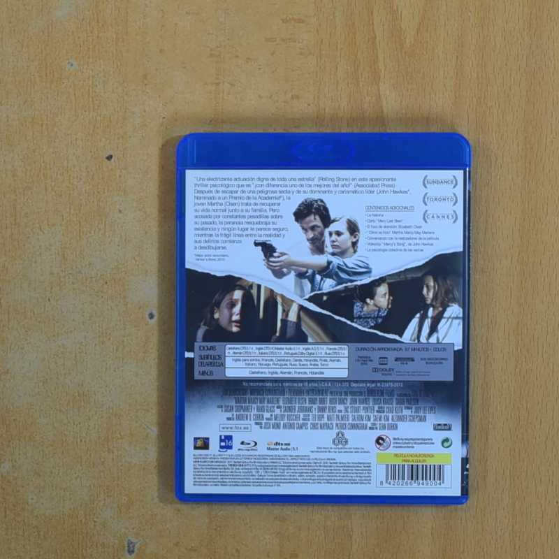 MARTHA MARCY MAY MARLENE - BLURAY