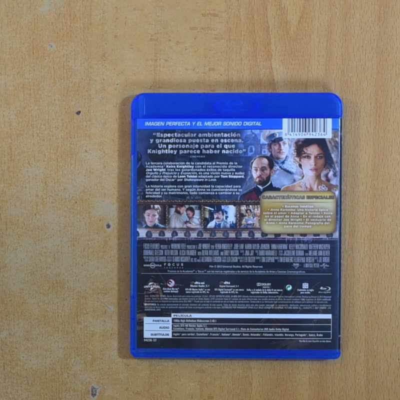 ANNA KARENINA - BLURAY