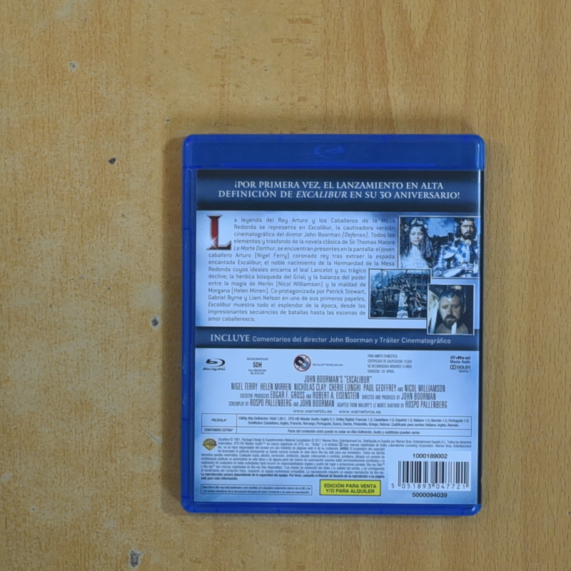 EXCALIBUR - BLURAY