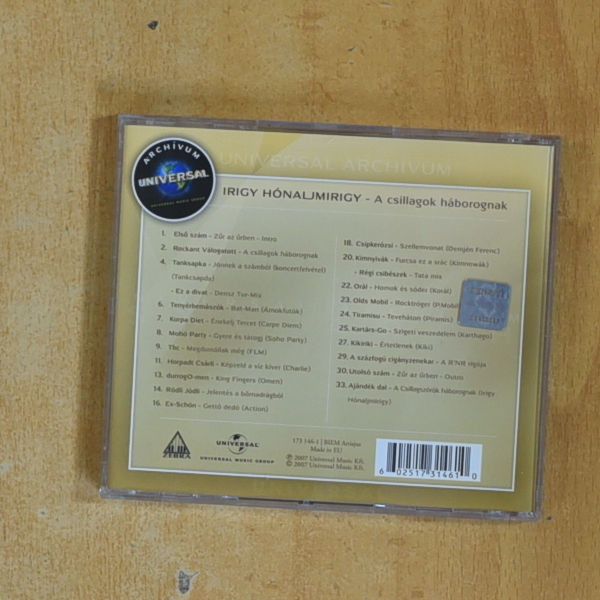 IRIGY HONALJMIRIGY - A CSILLAGOK HABOROGNAK - CD