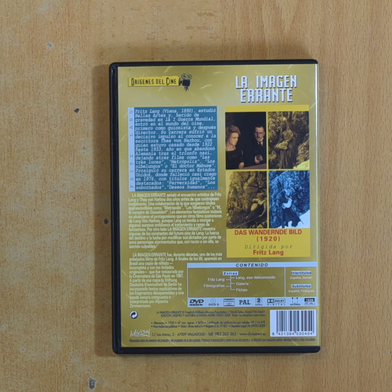 LA IMAGEN ERRANTE - DVD