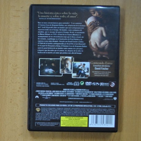 EL CURIOSO CASO DE BENJAMIN BUTTON - DVD